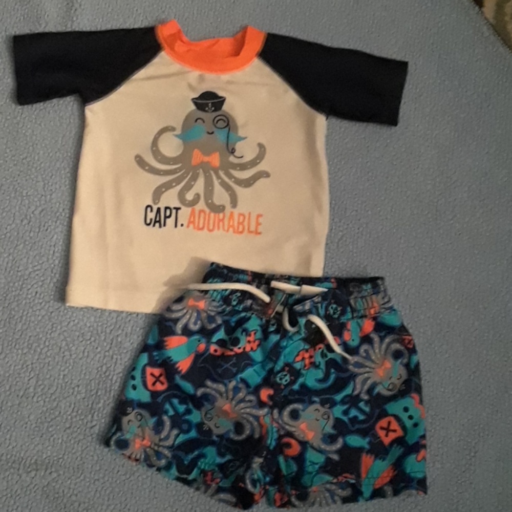 Baby boy swimming set